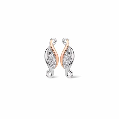 Clogau - Past Present Future Sterling Silver Heart Pendant with Topaz - Standard
