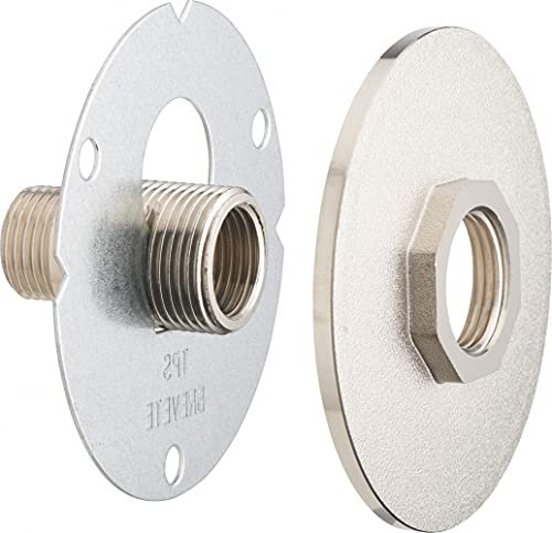 QUICK PLOMBERIE Platine easyfix arrosage Confort Universel m15x21 nickelé