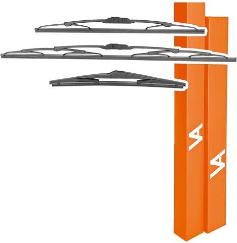 VIA ALBION® Wischerblätter für - Hyundai i10 MK1 (2008-2013) - Allwetter Vorne & Hinten Scheibenwischer Set