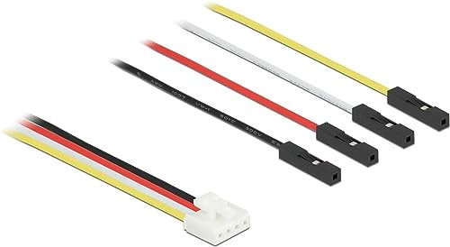 Delock Conversion IOT Grove Kabel 4 Pin Stecker zu 4 x Jumper Buchse 50 cm
