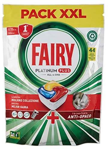 Fairy Platinum Plus Capsule Per Lavastoviglie, 44 Capsule