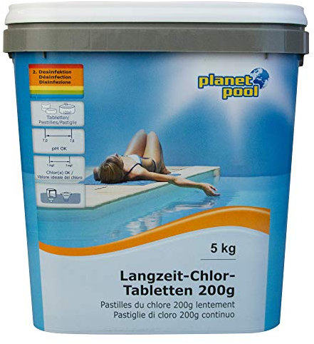 Planet Pool - Langzeit-Chlor-Tabletten 200 g, 5 kg