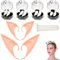 Vibbang 4 Pairs Vampire Teeth 4 Sizes Teeth + 2 Pairs Elf Ears Latex Ears Hobbit Ears Pointed Ears for Cosplay Halloween Christmas Carnival Party Masquerade Decoration Fancy Dress Costume (A)