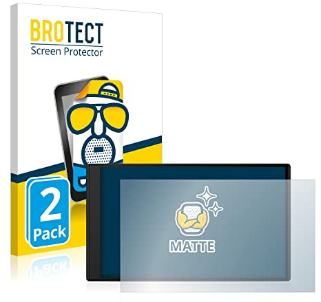 BROTECT Schutzfolie für Garmin Camper 795 | 2 Stück Entspiegelnder Displayschutz Made in Germany Matte Displayschutz-Folie Anti-Reflex Anti-Fingerprint Einfache Montage