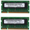 Cusstally 2 x 4 GB de RAM DDR2 para ordenador portátil 800 MHz PC2 6400 SODIMM 2RX8 200 para memoria portátil AMD