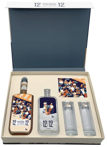 Coffret Pastis12/12-1 Carafe et 2 verres