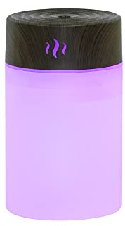 RUGERO Humidifier, 250ml Portable Cool Mist Air Humidifier with 7 LED Lights, Humidifier for Bedroom, Humidifier for Baby, Air Humidifier, Mini Humidifier, Auto-Off, Baby, Yoga, Office, Car, Plants