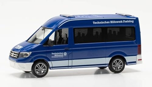 Herpa 097369 - 1/87 VW Crafter Bus HD MTW Jugend THW Freising - Neu
