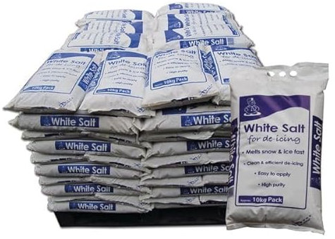 White De-Icing Salt Pallet - 10kg Bags X 100