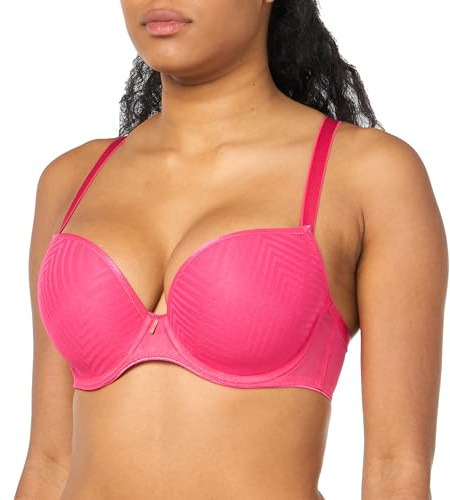 Freya Women's Tailored Underwire Molded T-Shirt Bra, Opaque, Love Potion, 30FF US