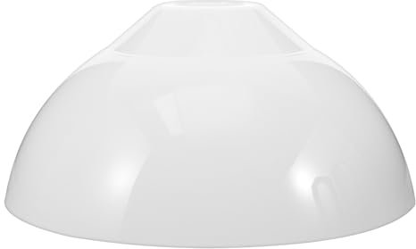 OATIPHO Bedside Lampshade Cover, Ceiling Lamp Shade Cone Shaped Pendant Light s Desk Round Hanging Acrylic E27 Wall (White)