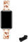 Bracelets en métal pour Huawei Watch Fit/Fit Elegant/Fit New - Bracelet de rechange réglable en acier inoxydable pour femme - Compatible avec Huawei Watch Fit (or rose)