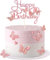 3D Papillon Decoration Gateau, Cake Topper Happy Birthday Deco Cupcake de Papillon, 13 Pièces Decoration Gateau Anniversaire Fille pour Anniversaire Fête, Mariage, Fête de Thème