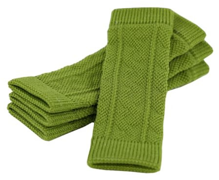 Lambo Dog Elbow Protector, 4 Pack, Knitted Socks, Leg Warmer Wraps, Elbow Support, Medium Small Dogs
