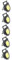 HEMOTON USB-Taschenlampe 5St USB-Arbeitslicht Mini-Taschenlampe Lichtversorgung im Außenbereich tragbare Taschenlampe n Schlüsselringe Schlüsselbundlicht im Freien draussen LED
