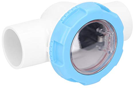 Rückschlagklappe, sichtbar, 5,1 cm (5,1 cm), um Wasserschäden für Pool zu vermeiden, Material ABS PVC, einfache Installation für Saunapools mit heißer Quelle
