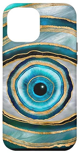 Evil Eyes Amulet Ornament Charm Case for iPhone 12 Pro Max