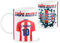 Zumo Digital Taza Equipo de Fútbol Atlético Madrid, Regalo Personalizado Hombre, Diseño Camiseta de Fútbol Hombre y Mujer, Capacidad 350ml (Taza-AT-Madrid)