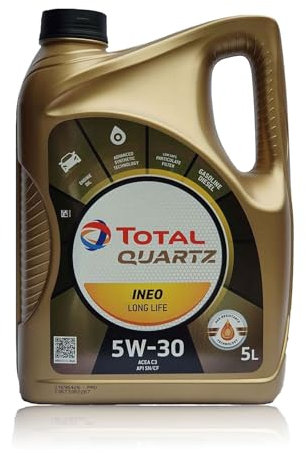 Total Quartz Ineo Longlife 5W-30 Motoröl| passend für | VW 504 00 | VW507 00 | MB 229.51 | BMW LONGLIFE-04 | PORSCHE C30 | 5 Liter | Motorenöl |
