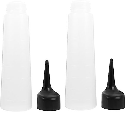 Ipetboom 2stücke Shampoo Flasche Mit Spitzem Ausguss Praktischer Dispenser Für Haustierpflege Robuste Flasche Mit Klarer Für Shampoo Duschgel Und Lotion