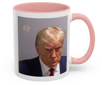 Andii Tasse à café Donald Trump Mugshot – Design emblématique pour les collectionneurs politiques