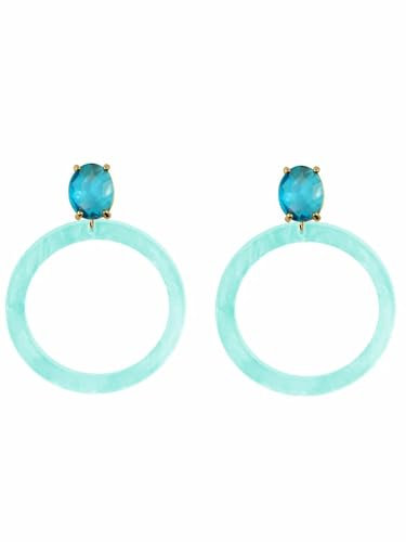 Gemshine - Damen - Ohrhänger - DEEP BLUE - Europäischer Schmuck: Qualität liebevoll hergestellt
