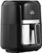 HOMCOM Heißluftfritteuse 4L Airfryer 1300W mit 12 Programmen, 60 Min Timer, antihaftbeschichtetem Korb, Überhitzungsschutz, LED-Touch-Display Fritteuse ohne Öl, Schwarz