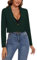 MINTLIMIT Crop Blazer Women Elegant Suit Notched Lapel Classic Long Sleeve Tailored Jacket (Dark Green XXL)