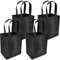 SJDOFU Wine Carrier, 4 PCS Bottle Carrier for 6 Bottles Reusable Wine Bottle Holder Bag with Carry Handle Compartment for Storing Carrying Wine Beer Champagne
