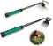 XPJBKC 2 Pièce Désherbeur Manuel, Arrache Mauvaise Herbe Jardinage, Râteau de Désherbage avec Poignée, Outil Desherbage en Métal pour Une Utilisation dans Les Jardins, Pelouses, Terrasses