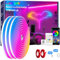 Cozylady RGB Neon Led strip Light, mit Fernbedienung, APP Steuerung, wasserdichte flexible Rgb Streifen, 24V LED Neon band für Schlafzimmer, Heiminnenausstattung Dekoration. (10M/30Fuß)