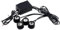 WRWRW Oprah 4 in 1 City Light Car LED DRL Day Running Light Eagle Eye Strobe Light Telecomando wireless Adatto for camion e moto 12V(Blue)