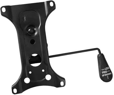 YUSSEQDD Swivel Tilt Seat Mechanism Engineered For Easy Installation And Reliable Performance Home Office And Gaming Chair Tilt Control Mechanism Practical Lock Lever, Black, Large