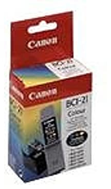 Canon Bci-21 Bci21 Bci-21C Bci21C Colour Ink Cartridge BJC-4100 BJC-4200 BJC-4200P BJC-4300 BJC-4304 BJC-4310 BJC-4400 BJC-4500 BJC-4550 BJC-4650 BJC-5000 BJC-5100 BJC-5500 BJC-C20 BJC-C3000 BJC-C5000