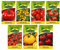 7 Sorten - Tomatensamen Sortiment - Set mit Fleischtomate Marmande Balkontomate Balconi Yellow Buschtomate Roma Stabtomate Harzfeuer Stabtomate Goldene Königin Stabtomate Tamina