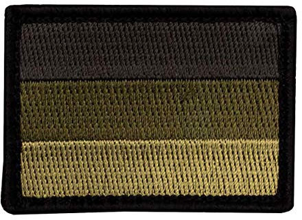 Café Viereck ® Bundeswehr Deutschland Flaggen Patch Gestickt mit Klett - 6 cm x 4 cm