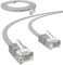 HB-DIGITAL 5m Netzwerkkabel LAN Flach Patchkabel mit RJ45 Stecker Reines Kupfer Profi Slim flexibel für Gigabit Ethernet kompatibel mit PC, Router, Switch, Modem, TV, Spiel Konsole Grau