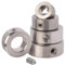 Stahlia Stellring 30mm Sicherungsring Edelstahl V2A (8 Stück) Stellringe mit Gewindestift Form A Wellenringe DIN 705 für Welle, Achse und Schubkarrenrad