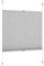 Rapid Teck® Klemm Thermo Plissee 95cm x 130cm GRAU Blickdicht Faltrollo Jalousie Rollo ohne Bohren Klemmrollo Fertigplissee