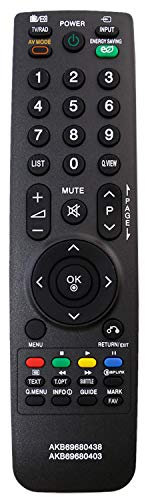 New AKB69680403 AKB69680438 Remote Control Compatible with LG LCD LED TV 47LH3030-ZE 47LH4000-ZA 47LH4010-ZD 47LH4020-ZC 47LH4900-ZD 47LH5000-ZB 47LH5010-ZD 47LH5020-ZE 47LH7000-ZA 47LH7010-ZD