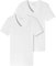 Schiesser Herren 2 Pack Unterhemd V-ausschnitt Mit Arm - 95/5 Organic Unterwäsche, Weiss_173982, XXL EU