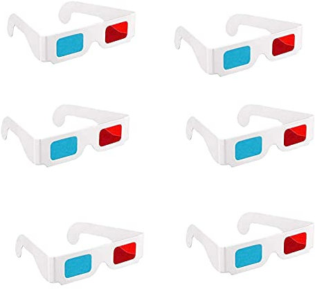 Occhiali 3d Carta Rosso E Blu Per Film Occhiali In Carta Occhiali 3d occhiali stereo Rosso E Blu Per La Decorazione Di Film 3d Rosso E Blu per Modalità 3d Per Guardare Film In Rosso E Blu 50 Paia