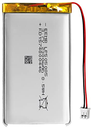EEMB 3.7V Lipo Battery 2300mAh LP505085 Lithium Polymer Ion Battery Rechargeable lithium ion polymer battery with JST connector
