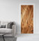MyMaxxi - Tür bekleben mit Türtapete Türposter Selbstklebend 90x200 Holzstruktur - Türfolie mit Premium Glanzeffekt - Türaufkleber metallic Silberfolie Türklebefolie Holzplatten Baum braun
