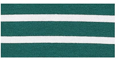 modAS Unisex Bretonischer Schal mit Streifen und uni verschieden Farben - Herrenschal Damenschal Kinderschal 13x120 cm in Petrol-Weiß