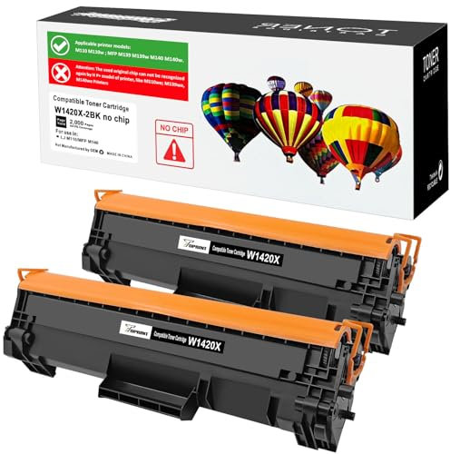 Nicht Kompatibel mit Druckern, Die Ein e am Ende der Modellnummer Haben [KEIN CHIP, MIT WERKZEUG] 142X W1420X ( W1420A 142A ) Kompatible Tonerkartusche 2 Schwarz Hohe Reichweite für M110w M139 M140w