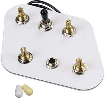 OriPure Prewired 2T2V Wiring Harness Kit with Coil Splitting Function & 3-Way Toggle Switch 500K pots for Gibson SG Guitar