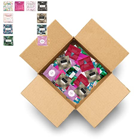 Assorted Menstrual Kit All-in-One 60 Pack | Convenience on The Go | Period Kit Pack for Travelling, Tweens & Teenagers or just When You’re Out | Individually Wrapped Feminine Hygiene Product