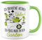Garten Tasse mit Spruch - Geschenk für Gärtner - Kaffeetasse 330ml aus Keramik - Hobbygärtner Planzen Motiv Geschenkidee Urlaub Kaffee-Becher (Weiß/Grün)