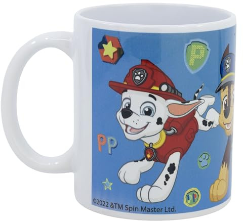 Paw Patrol Boy Friendship Bagde Keramik-Tasse, 325 ml, in Geschenkbox